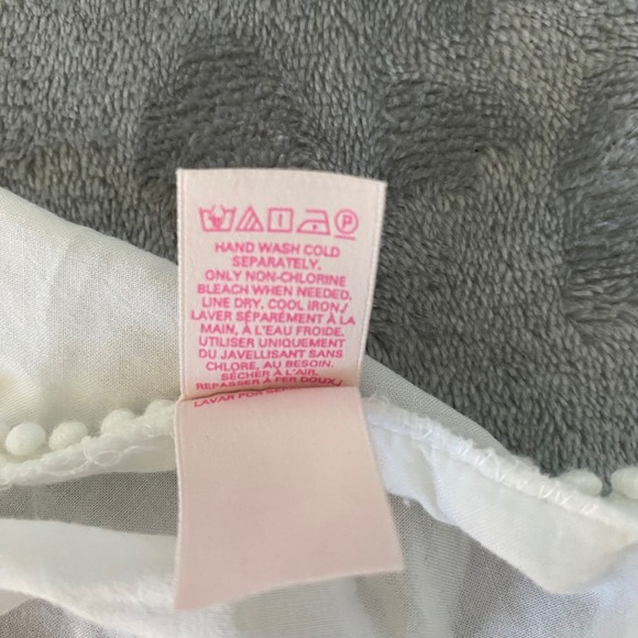 Victorias Secret White Pom Pom Trim V Neck Maxi Dress Cover Up S - Picture 9 of 10